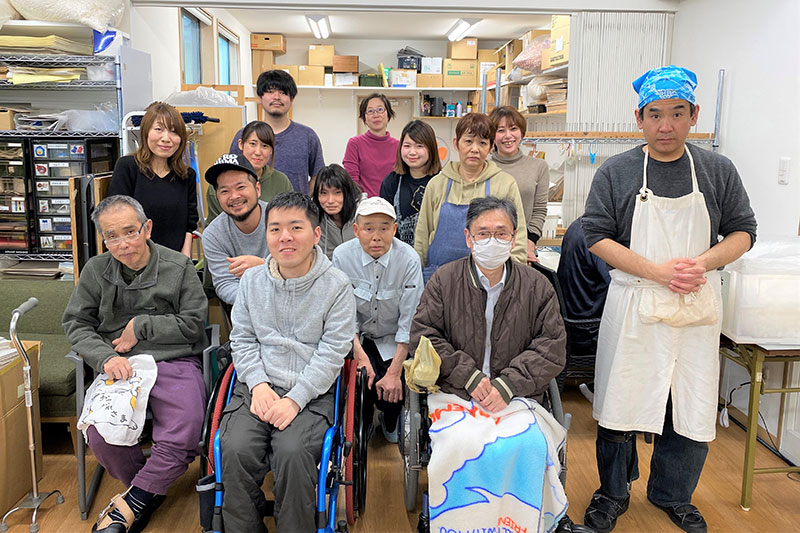 workshop for disabled people in Hiroshima city